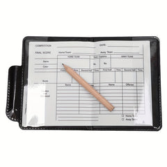 Football Red & Yellow Card Set Referee Tool w/ Case & Pencil