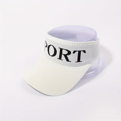 Women's Knitted SPORT Ponytail Visor Hat UV Protection Lightweight