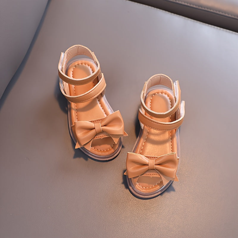 Cute Bow Casual Baby Sandals Soft Sole Perfect for Walking