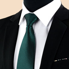 Men's Casual Striped Necktie For Wedding