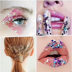 5 Grams Chameleon Glitter Powder & Holographic Chunky Glitter