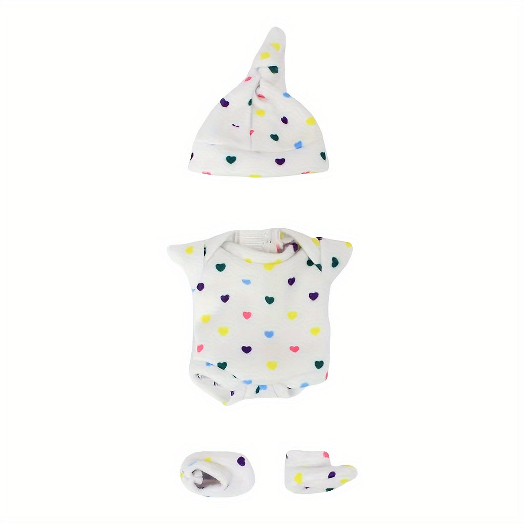 Cuddly Mini Reborn Doll Clothes Sets for Youngsters Dolls High Outfits
