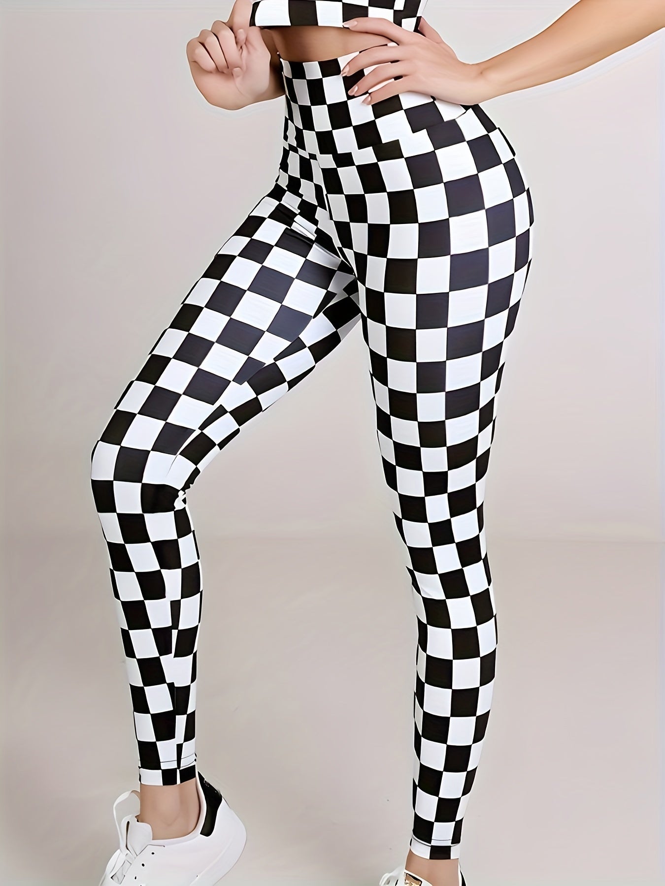 Camouflage Print High Waist Leggings for Women