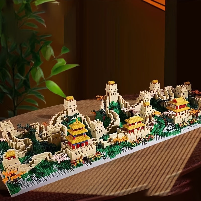 5620 Pcs 3D Chinese Wall Architecture Set - Educational & Challenging