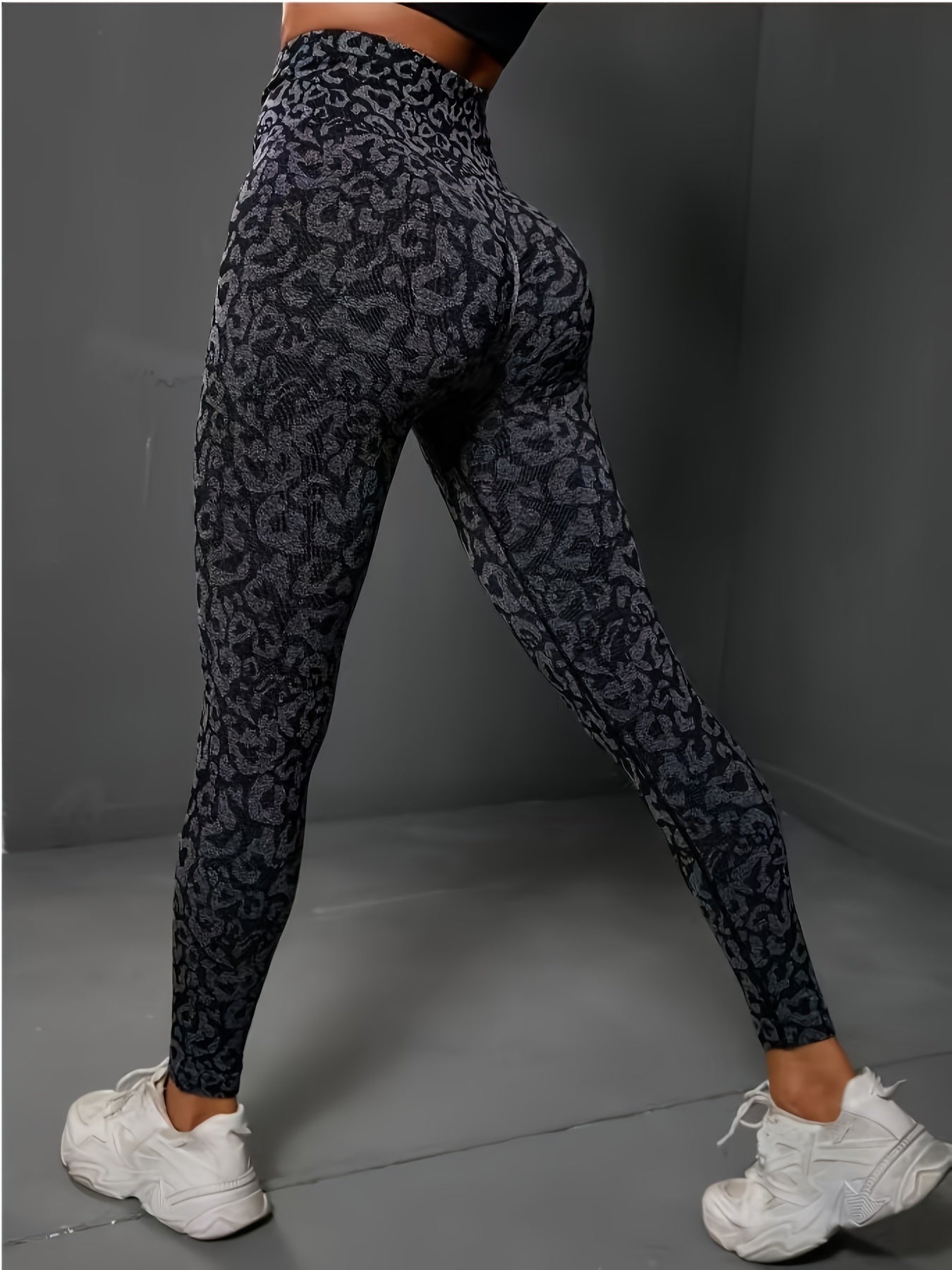 Leopard Print High Waist Yoga Leggings
