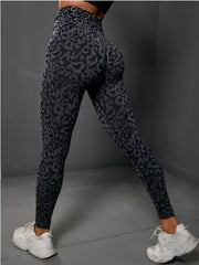 Leopard Print High Waist Yoga Leggings