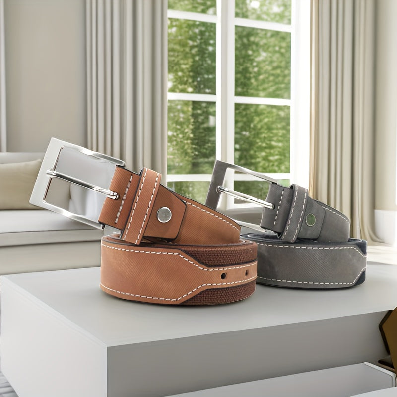 Men's Casual Canvas Splicing Belt