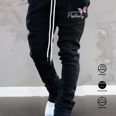 Men's Leopard Print V Graphic Hip Hop Pants