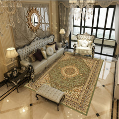 Soft Vintage Living Room Area Rug Traditional Bedroom Rug Anti Slip Classic Flor