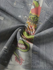 Men's Printed Casual Street Style Tee Shirt