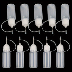 10pcs 10ml Needle Tip Squeeze Bottle for DIY Quilting Paint Glue