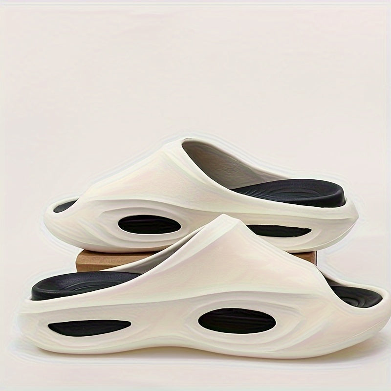 Men's Soft Slides Non Slip Slippers Open Toe Shoes Indoor Outdoor