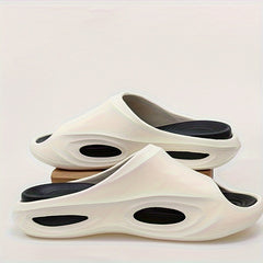 Men's Soft Slides Non Slip Slippers Open Toe Shoes Indoor Outdoor