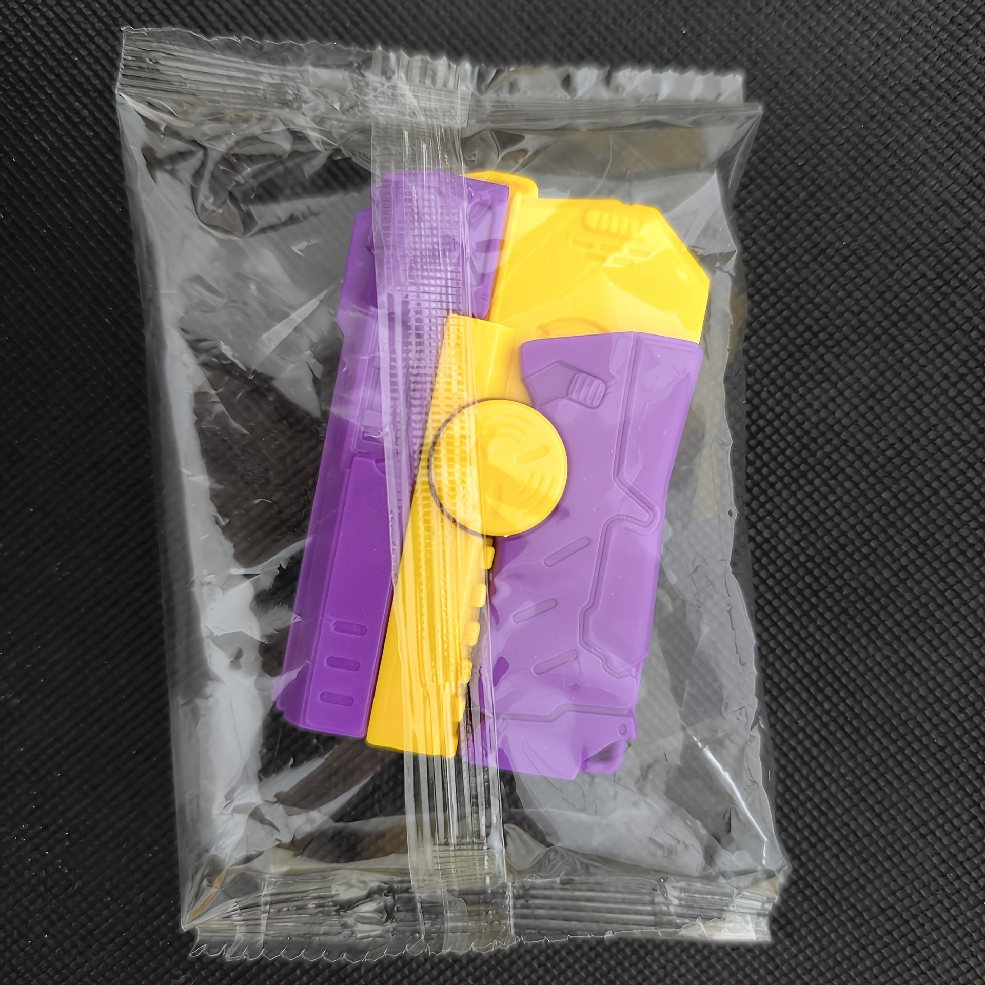 Mini Finger Spinning Toy Bore Gun Fidget Spinner Dual Function Toy
