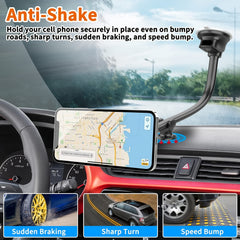 Universal Car Phone Holder Long Arm Windshield Stand Support