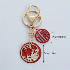 Fox Dragon Panda Keychain Mythical Beasts Key Chain Bag Car Pendant