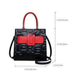Mother's Gift Leather Women's Tote Bag Mature Mom Bag