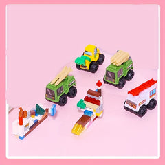 Small Car Building Blocks Toy Puzzle - Parent Child Interactive Toy