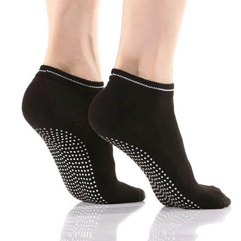 Breathable Non-Slip Yoga Ankle Socks for Women