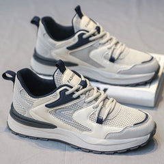 Men's Chunky Lace-up Sneakers Dad Shoes Athletic Shoes