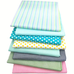 8pcs Multicolor Patchwork Fabric Sewing Quilting Material Floral Printed
