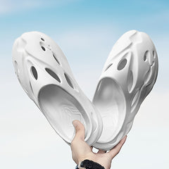 Men's Closed Toe Platform Slides Slippers