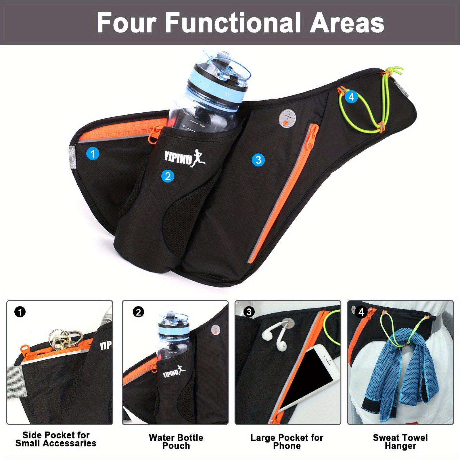 Sport Water Cup Fanny Pack - Stay Hydrated Outdoors