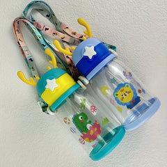 Antlers Shaped Plastic Water Bottle - 600ml - Outdoor Sports Travel Fitness