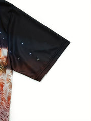 Stylish Lion Printed T Shirt for Men & Women 3D Print