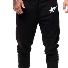 Men's Lightning Print Drawstring Sweatpants Elastic Waist Active Jogger Pants