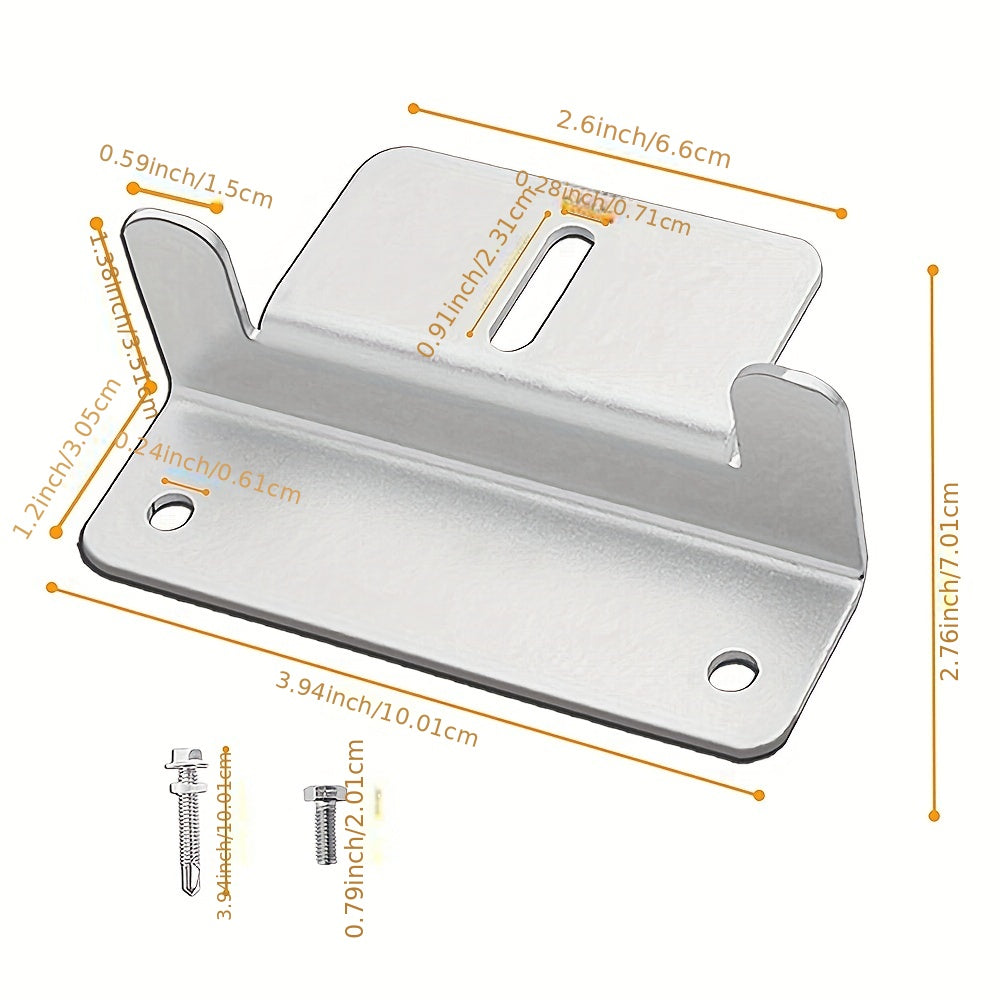 4pcs Outdoor RV Solar Bracket Aluminum Alloy Solar Panel Mounting Block