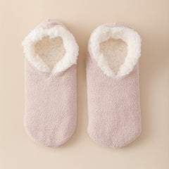 Plush Ankle Socks Women's Stockings Soft & Warm Low Cut Hosiery