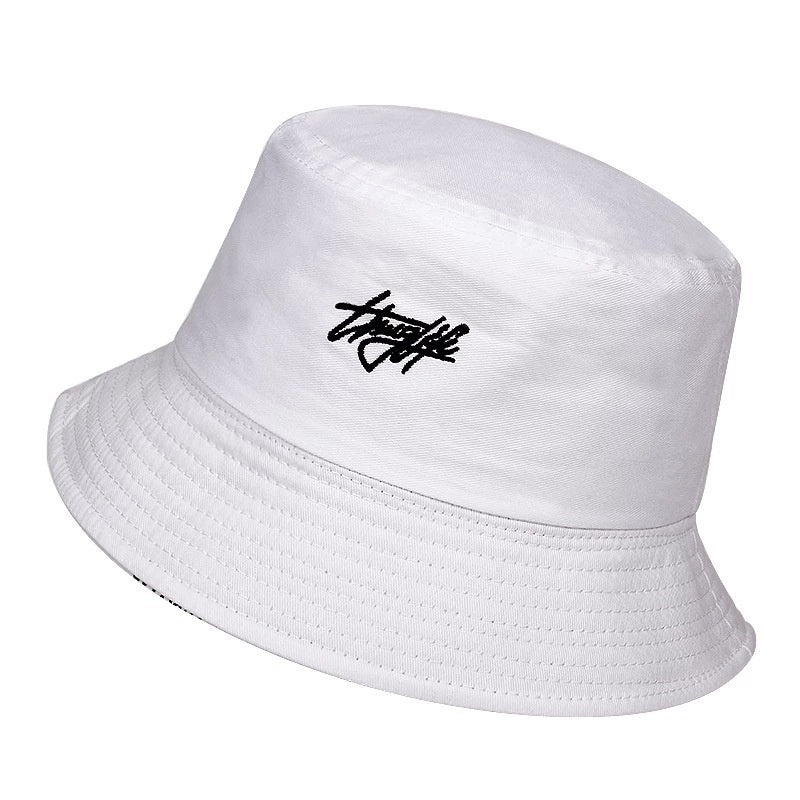 Letter Print Reversible Men's Bucket Hat