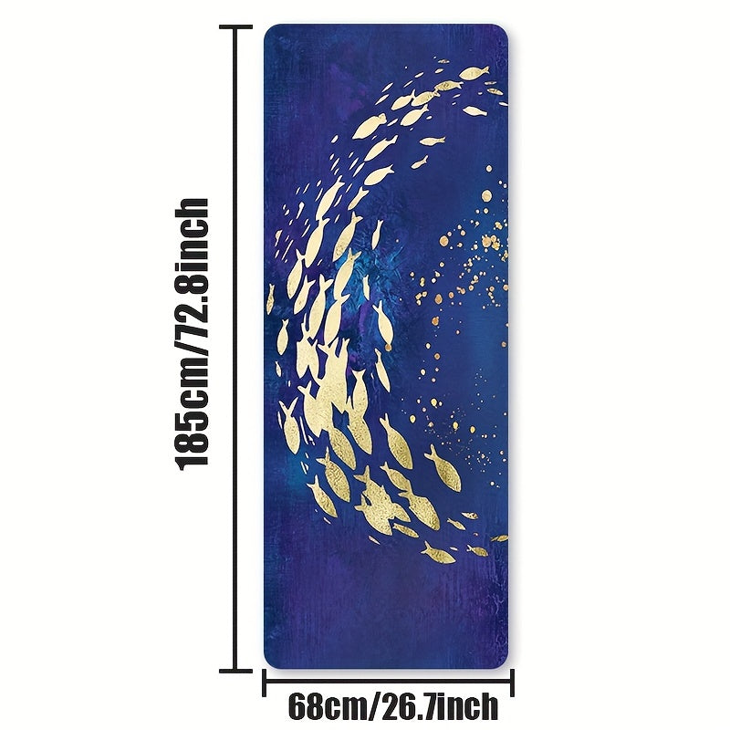 Cartoon Yoga Mat Towel Portable Non-slip Blanket
