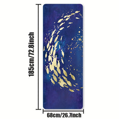 Cartoon Yoga Mat Towel Portable Non-slip Blanket