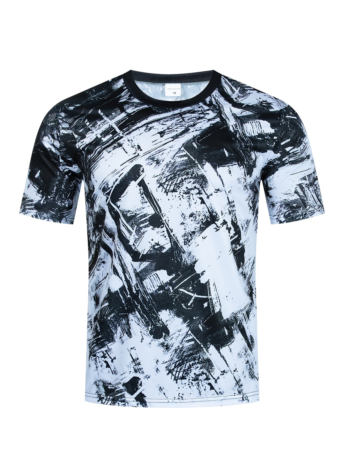Men's Graphic T shirt Casual 3D Print Short Sleeves