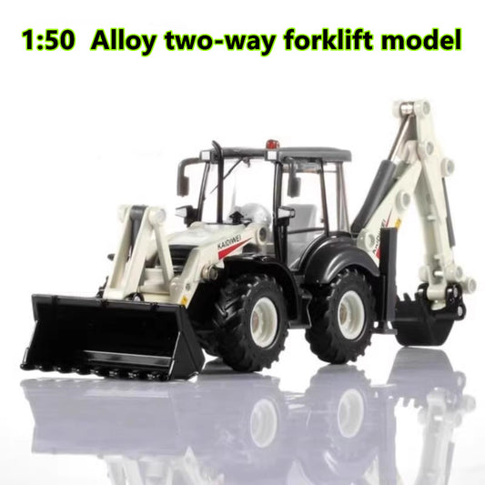 1:50 Scale Two-way Bulldozer Excavator Model
