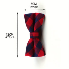 British Style Men's Double Layer Bow Tie - Wedding Groom Dress
