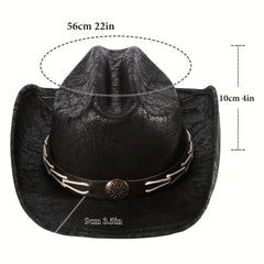 Durable Breathable Sunshade Cowboy Hat for Outdoor Activities