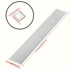 1400pcs Mini Square Glass Mirror Tiles 5x5mm Self Adhesive Stickers