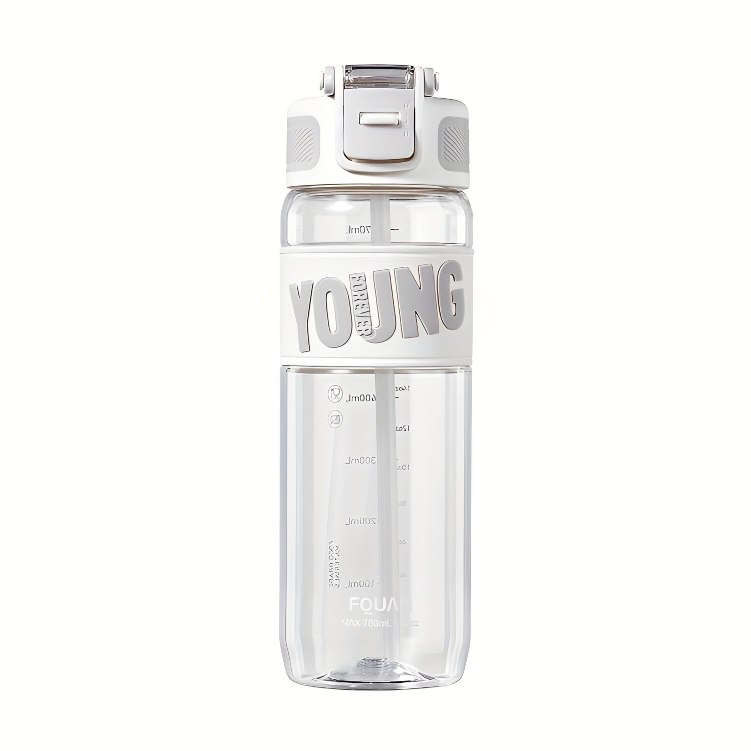 26oz BPA-Free Water Bottle with Straw & Carry Handle for Travel & Gym