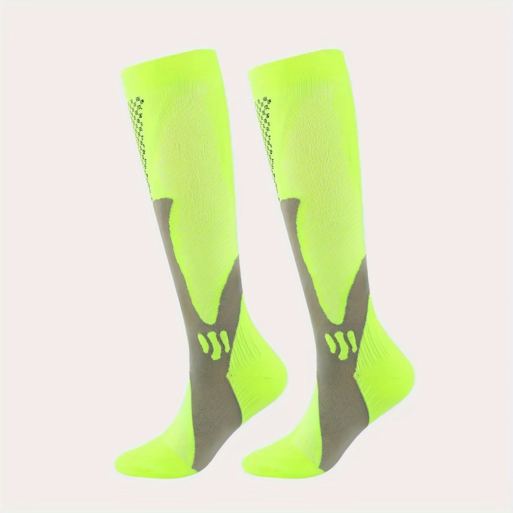Nylon Compression Socks 15-20 mmHg Over the calf for Women & Men