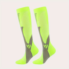 Nylon Compression Socks 15-20 mmHg Over the calf for Women & Men