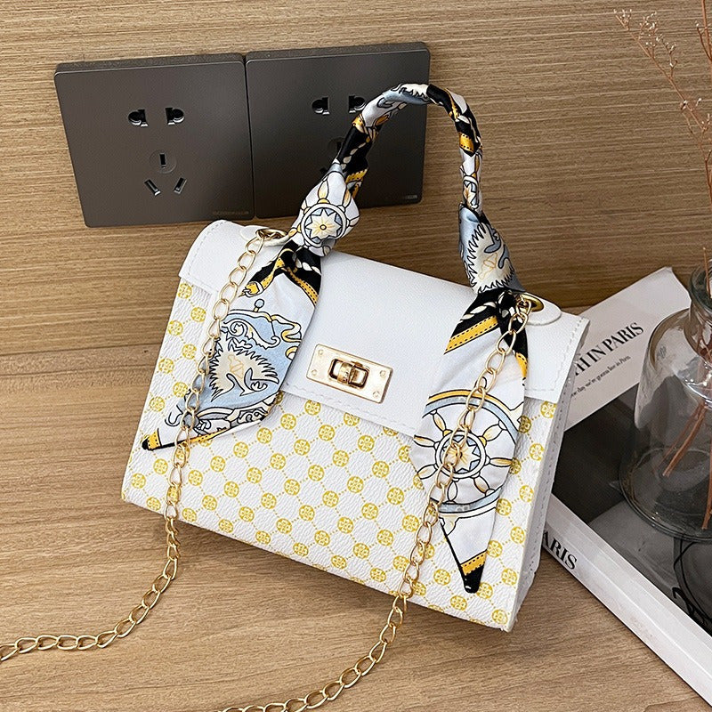 Sweet Diagonal Bag Handbag Square Bag Casual Versatile Shoulder Bag