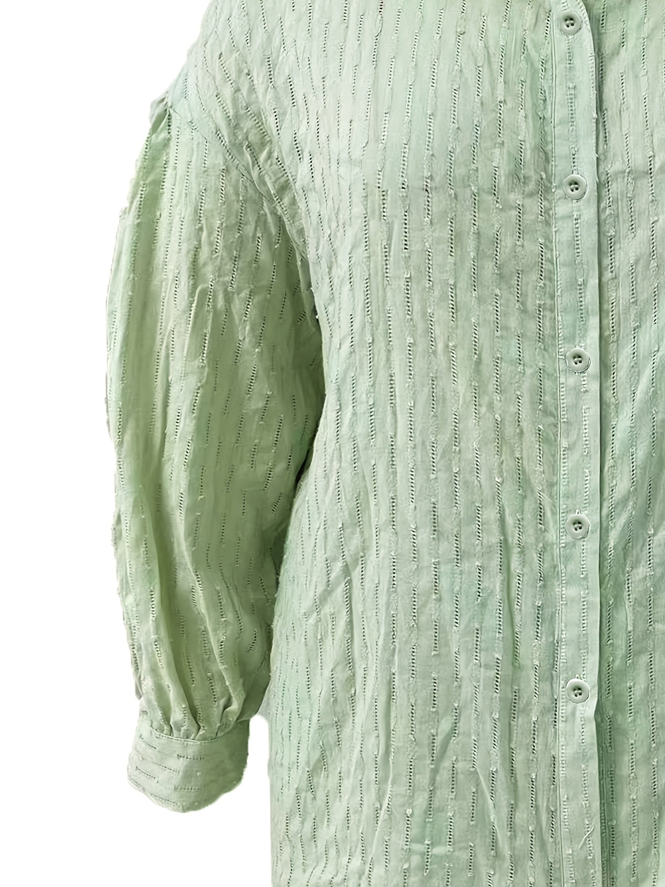 Ribbed Lantern Sleeve Shirt & Shorts Set