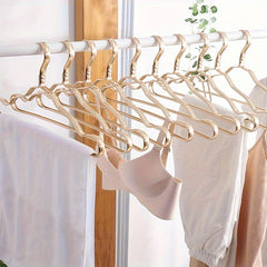 5pcs Metal Clothes Hangers Non-slip Adult Clothes Drying Org