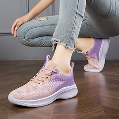 Women's Gradient Soft Running Shoes Wear Resistance Non Slip Sneakers