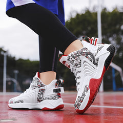 High Top Basketball Shoes for Boys, Non Slip Soft Sole Sneakers