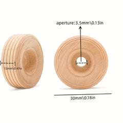DIY Wooden Toy Car Craft Pattern - Create Your Own Unique Wooden Wheel