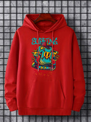 Men's Graffiti Surfing Hoodie Casual Sweatshirt